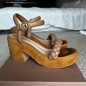 Gianvito Rossi Braided Leather Sandals